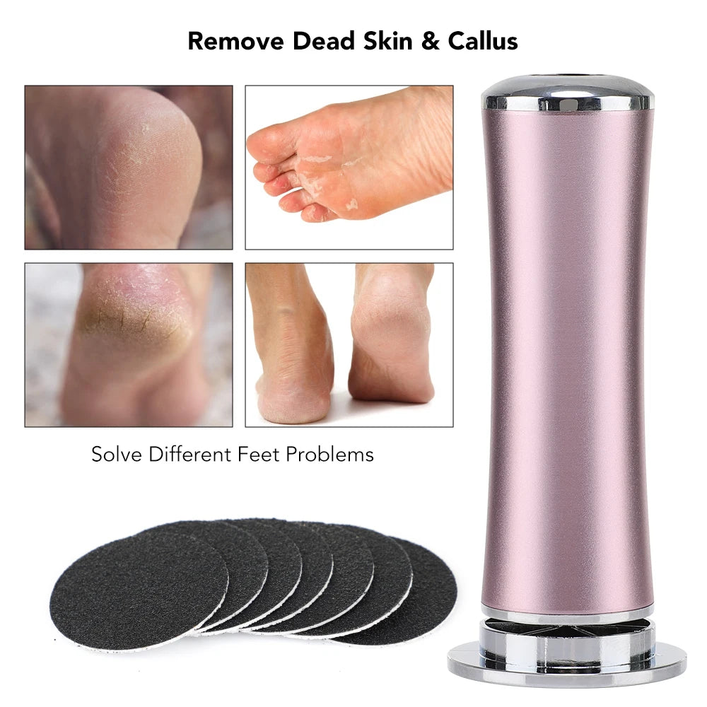 Electric File for Feet Pedicure Machine Dead Skin Remover Callus Foot Grinding Trimmer Rechargeable Foot Care Tool Scrubber New