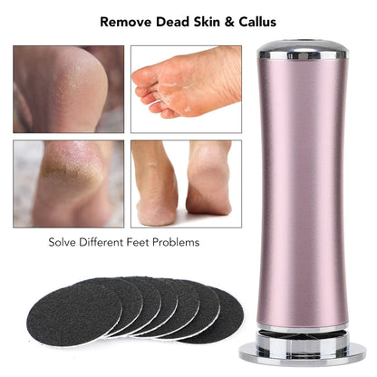 Electric File for Feet Pedicure Machine Dead Skin Remover Callus Foot Grinding Trimmer Rechargeable Foot Care Tool Scrubber New